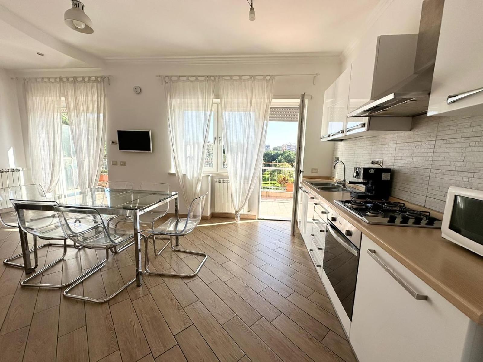 Ferienwohnung Terrazza Sul Parco Rom Exterior foto