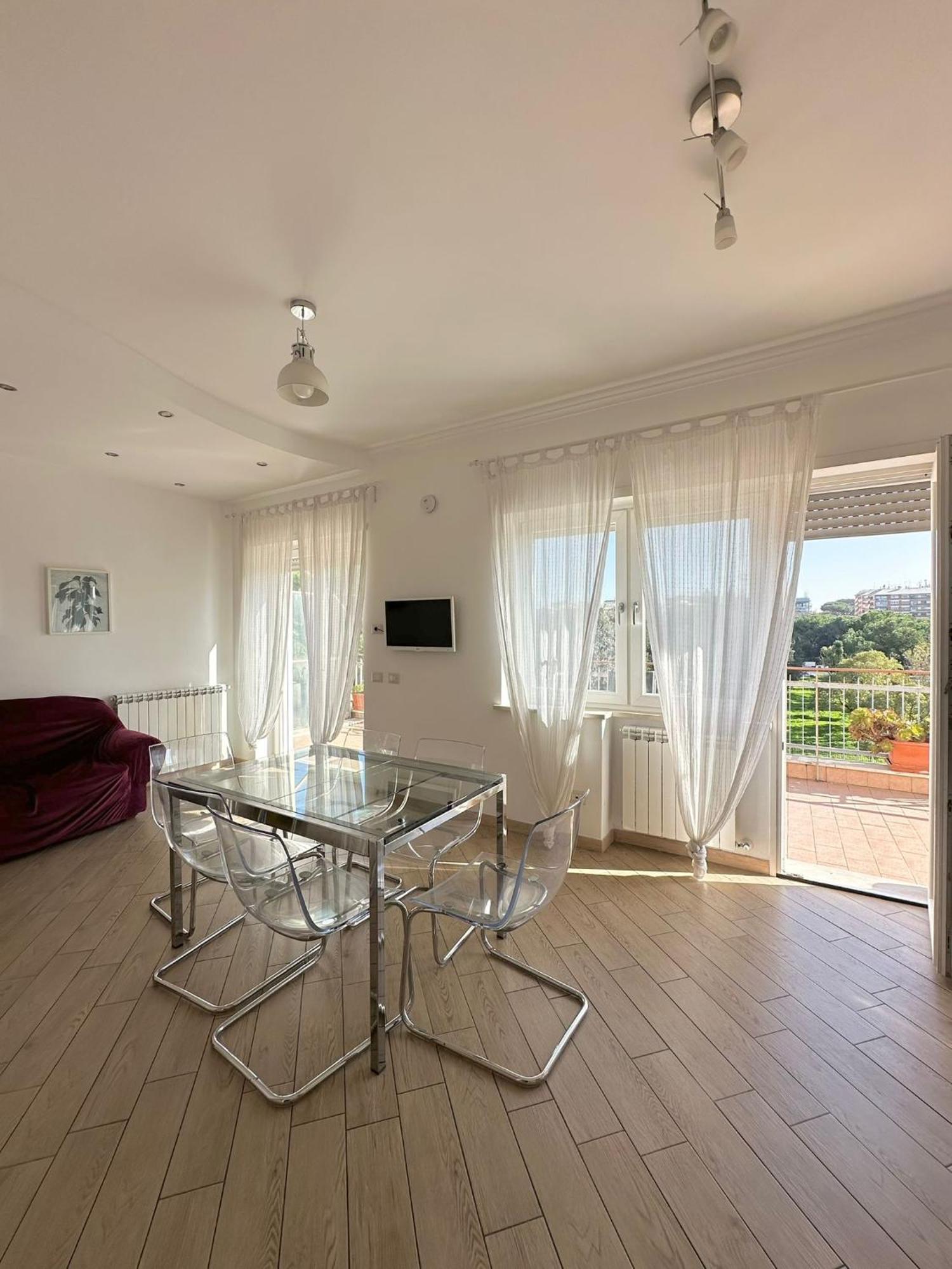 Ferienwohnung Terrazza Sul Parco Rom Exterior foto